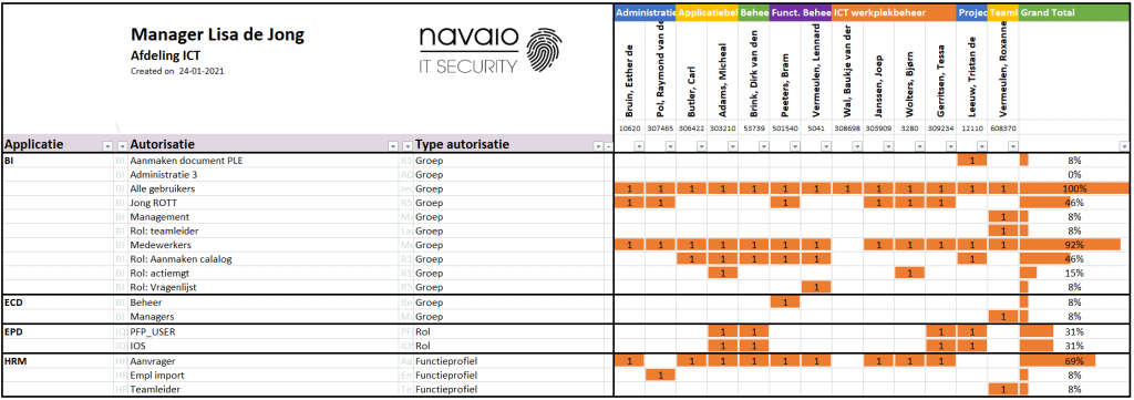 Access Insight Voorbeeld